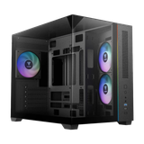  Thùng máy Gamdias Atlas M3M (Kèm sẵn 3 Fan ARGB) | M-ATX, Micro Tower, Kính cường lực, Đen 