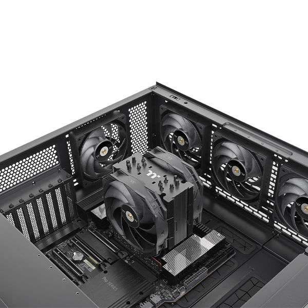  Tản nhiệt khí Thermaltake WAir CL-P140-CA14BL-A | 500W TDP, Dual TOUGHFAN 14 Pro, Intel LGA4677, AMD sTR5/SP6, Đen 