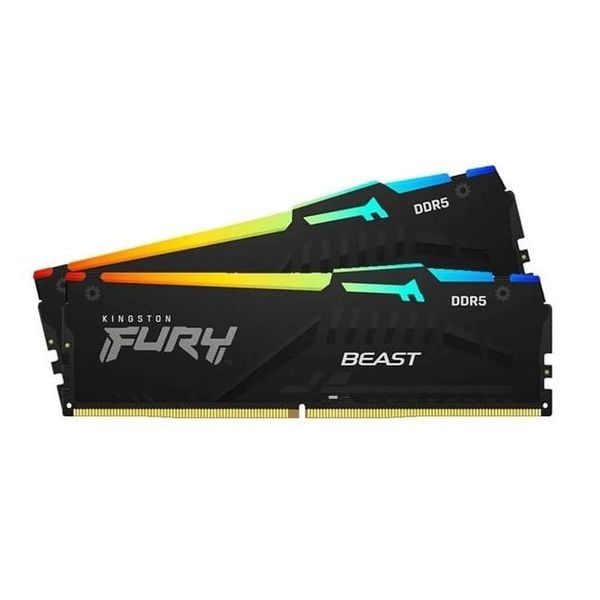  Ram DDR5 64GB 5600MHz Kingston Fury Beast 2x32GB (KF556C40BBAK2-64) 