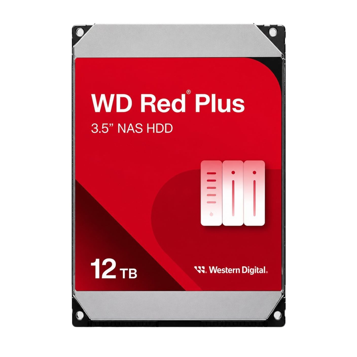 Ổ cứng HDD Western Digital Red Plus 12TB WD120EFGX | SATA III, 3.5 inch, 7200RPM, 512MB Cache