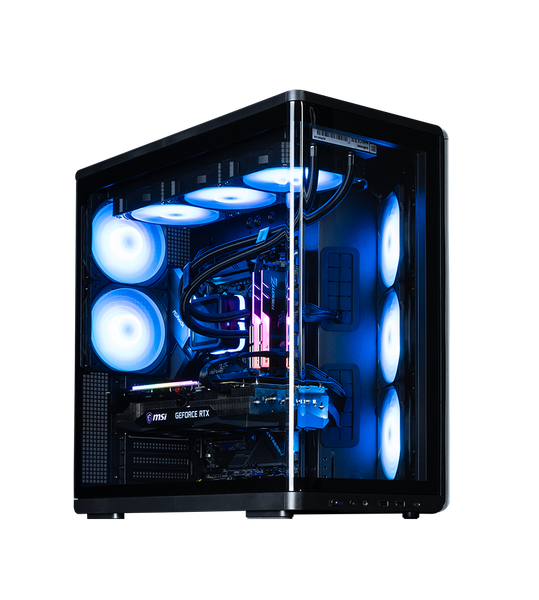  Thùng máy hồ cá Zalman P60 Kính cong Nguyên Khối (Kèm sẵn 5 Fan) | ATX, Đen 