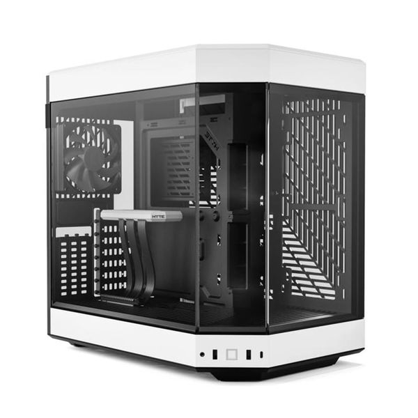  Thùng máy Hyte Y60 Panda (CS-HYTE-Y60-BW) | Mid-Tower, Dual Chamber, Kèm sẵn Riser PCIe 4.0, Trắng Đen 