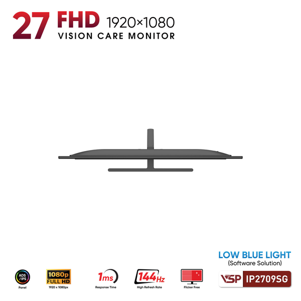  Màn hình văn phòng VSP IP2709SG | 27 inch, Full HD, 144Hz, IPS 