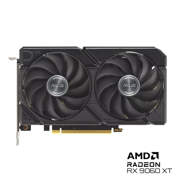  Card màn hình (AMD) ASUS DUAL RX 9060XT (DUAL-RX9060XT-16G) | 16GB GDDR6, 2048 Stream 
