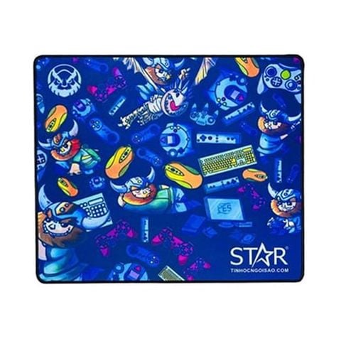 Lót chuột Star Gaming cao cấp - Xanh | Kích thước 45 x 40 x 0.4 cm