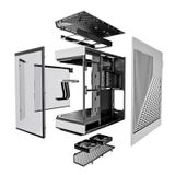  Thùng máy Hyte Y60 Panda (CS-HYTE-Y60-BW) | Mid-Tower, Dual Chamber, Kèm sẵn Riser PCIe 4.0, Trắng Đen 