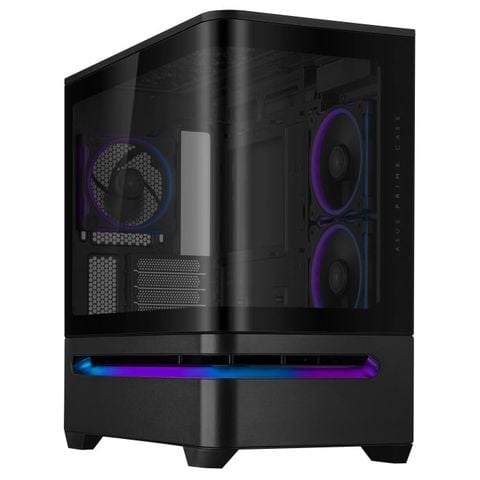 Thùng máy Asus Prime AP202 ARGB M-ATX (Không Fan Đi Kèm) (Aio 360 Top) - Đen