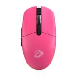  Chuột gaming DareU EM911T | 3 mode, 8000 DPI, 72g, Hồng 