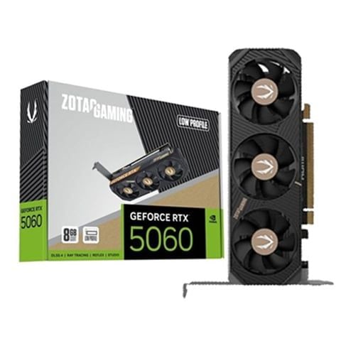 Card màn hình NVIDIA GeForce RTX 5060 Zotac LOW PROFILE  (ZT-B50600L-10L) | 8GB GDDR7, 3840 CUDA