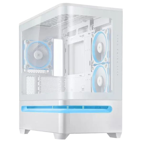  Thùng máy Asus Prime AP202 ARGB M-ATX (Không Fan Đi Kèm) (Aio 360 Top) - Trắng 
