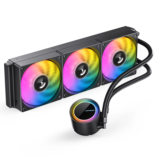  Tản nhiệt nước Jonsbo TG-360 ARGB Black | Radiator 360mm, 3 Fan 120mm PWM, Đen 
