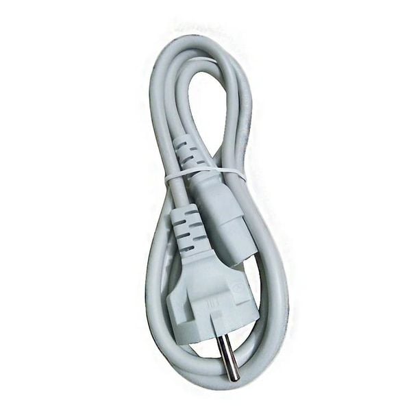  Cáp Nguồn Zin 1.5M Chịu Tải 2300W - Xám Trắng 