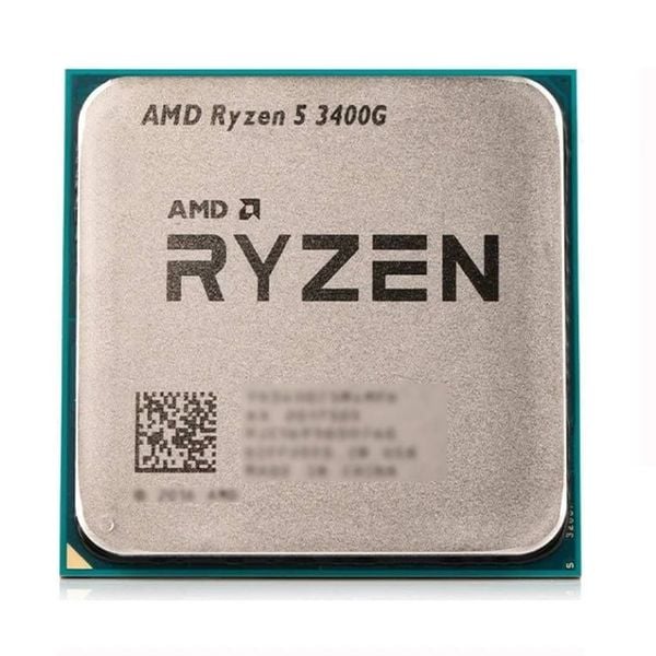  CPU AMD Ryzen 5 3400G Tray (No Box, không kèm Fan) | AM4, 4 nhân/8 luồng, Max 4.2GHz 
