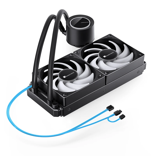  Tản nhiệt nước Jonsbo TG-240 ARGB Black | Radiator 240mm, 2 Fan 120mm PWM, Đen 