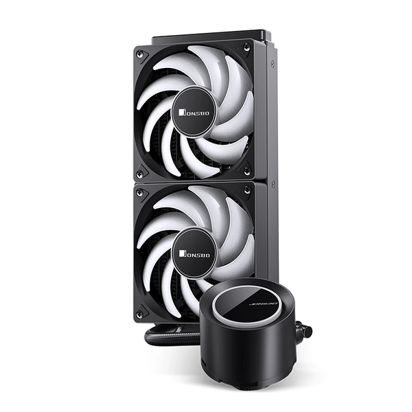  Tản nhiệt nước Jonsbo TG-240 ARGB Black | Radiator 240mm, 2 Fan 120mm PWM, Đen 