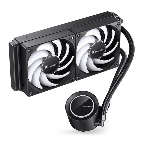  Tản nhiệt nước Jonsbo TG-240 ARGB Black | Radiator 240mm, 2 Fan 120mm PWM, Đen 