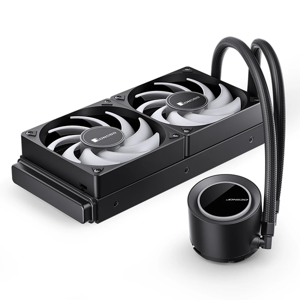  Tản nhiệt nước Jonsbo TG-240 ARGB Black | Radiator 240mm, 2 Fan 120mm PWM, Đen 