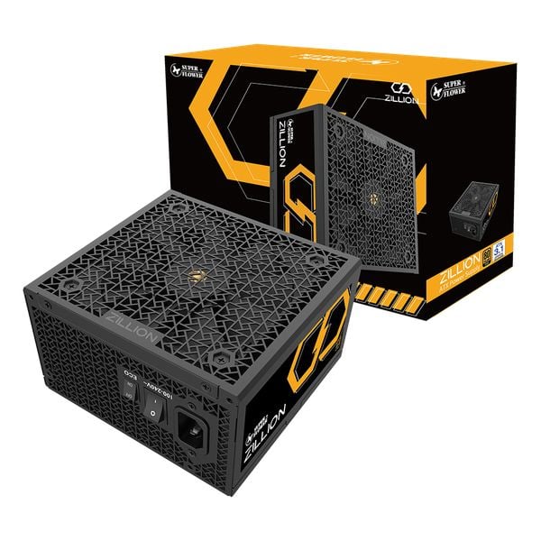  Nguồn máy tính Super Flower Zillion FG850 Gold | Full Module (SF-850Z12FG), Đen 