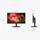  Màn hình Gaming Samsung Odyssey LS27FG502EEXXV | 27 inch, 2K/QHD, 180Hz, IPS, Chân CTH 