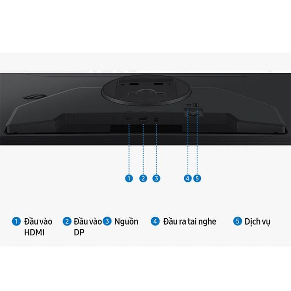  Màn hình Gaming Samsung Odyssey LS27FG502EEXXV | 27 inch, 2K/QHD, 180Hz, IPS, Chân CTH 