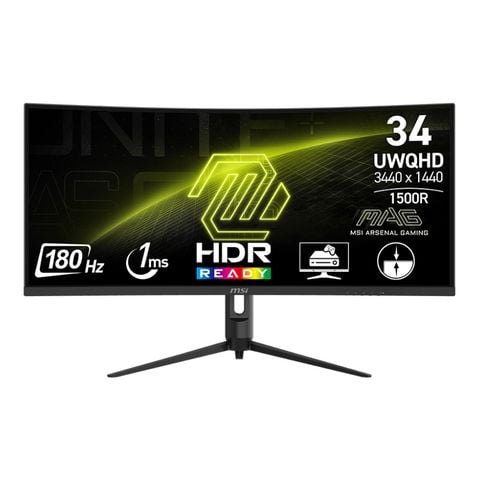 Màn hình Gaming MSI MAG 342CQR E2 | 34 inch, UWQHD, 180Hz, VA