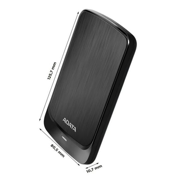  HDD di động Adata HV320 1TB (AHV320-1TU31-CBK) | USB 3.1, Màu Đen, Portable External 