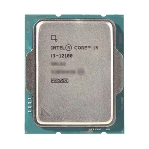 CPU Intel Core i3-12100 Tray Chính Hãng (No Box) | LGA 1700, 4 nhân/8 luồng, Max 4.3GHz