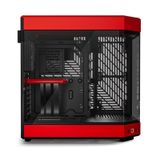  Thùng máy Hyte Y60 BlackCherry (CS-HYTE-Y60-BR) | Mid-Tower, Dual Chamber, Kèm sẵn Riser PCIe 4.0, Đen Đỏ 