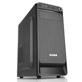  Thùng máy văn phòng SAMA M1 | Micro-ATX / ATX, Đen 