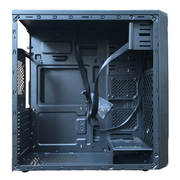  Thùng máy văn phòng SAMA M1 | Micro-ATX / ATX, Đen 