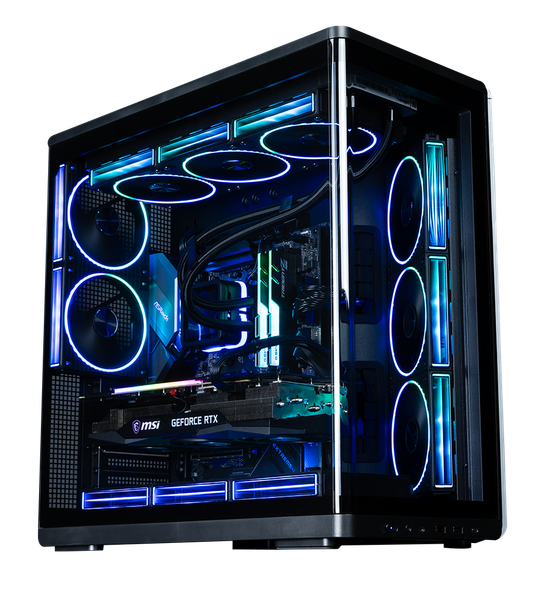  Thùng máy hồ cá Zalman P60 Kính cong Nguyên Khối (Kèm sẵn 5 Fan) | ATX, Đen 