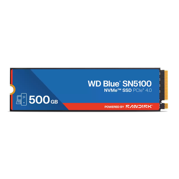  Ổ cứng SSD Western Digital Blue SN5100 500GB | PCIe Gen4 x4 NVMe, M.2 2280 (WDS500G5B0E) 
