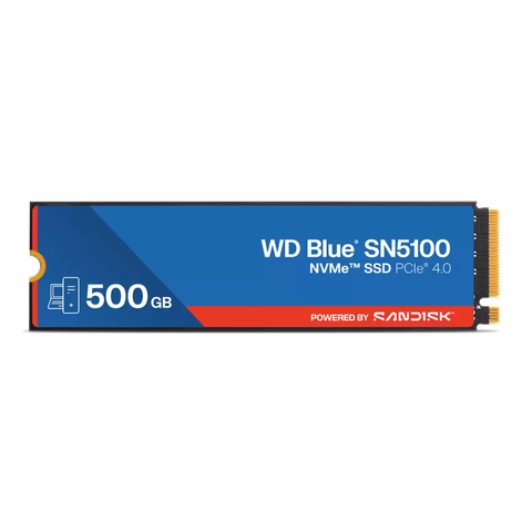 Ổ cứng SSD Western Digital Blue SN5100 500GB | PCIe Gen4 x4 NVMe, M.2 2280 (WDS500G5B0E)