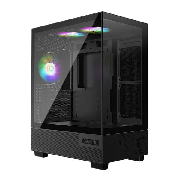  Thùng máy MSI PAG PANO M110A M-ATX | Kèm 3 Fan RGB, Đen 