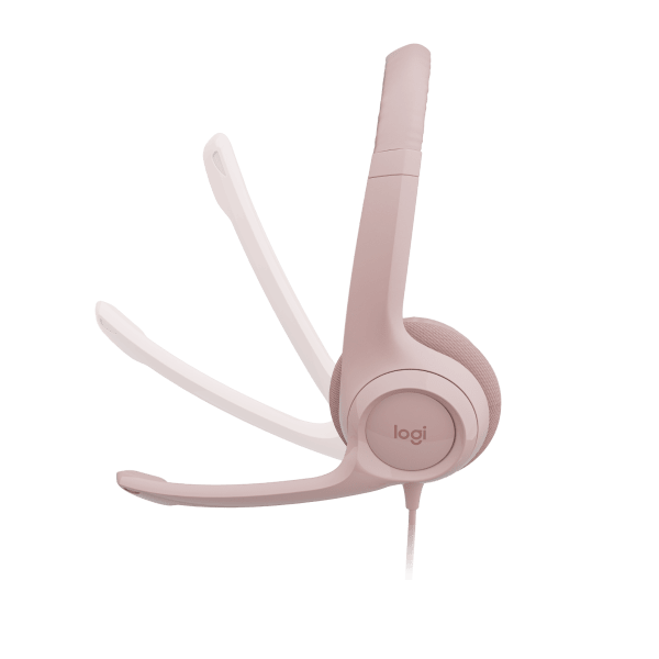  Tai nghe Logitech H390 (981-001282) | Có dây, USB, Headset, Hồng 