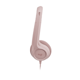  Tai nghe Logitech H390 (981-001282) | Có dây, USB, Headset, Hồng 