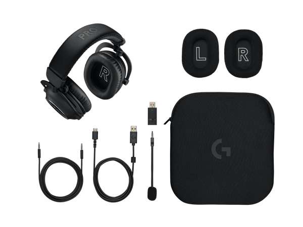  Tai nghe gaming Logitech G PRO X 2 LIGHTSPEED | Không dây, Màu Đen 