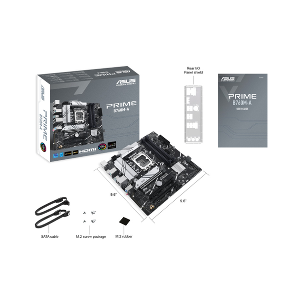  Mainboard ASUS Prime B760M-A DDR5 | LGA 1700, mATX, 4 khe RAM 