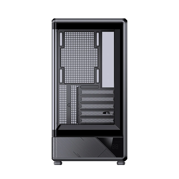  Thùng máy Jonsbo D200 Micro-ATX | Đen, Kính Cong 