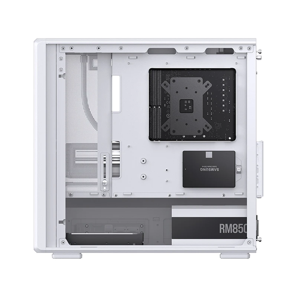  Thùng máy Jonsbo D200 Micro-ATX | Trắng, Kính Cong 