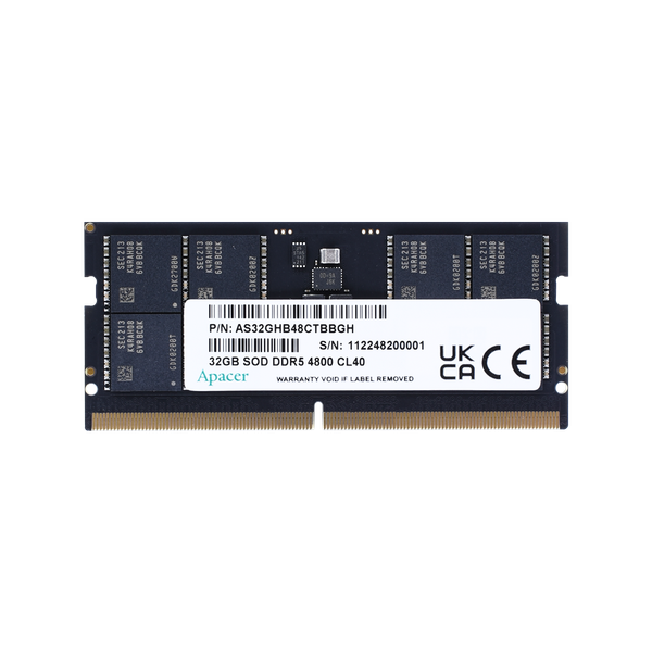  Ram Laptop Apacer 32GB DDR5 5200MHz SODIMM (AS32GHB52CUBBGH) 