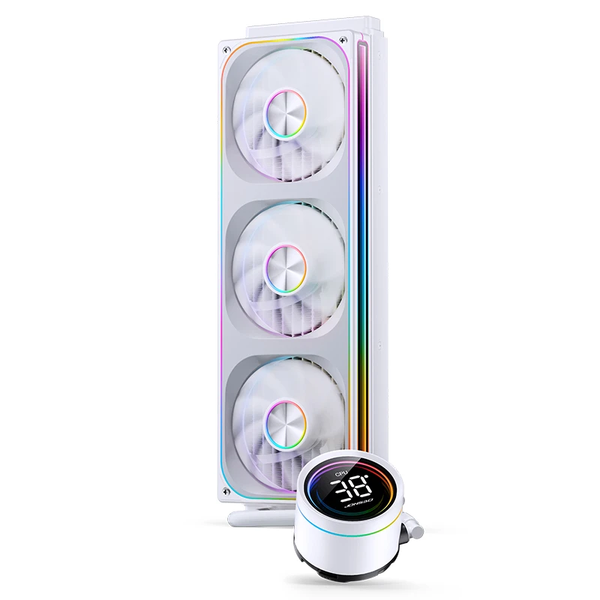  Tản nhiệt nước Jonsbo TH-360 | ARGB Display, Trắng 