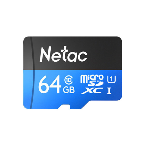 Netac P500 Standard 64GB MicroSD U1, C10