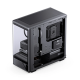  Thùng máy Jonsbo D200 Micro-ATX | Đen, Kính Cong 