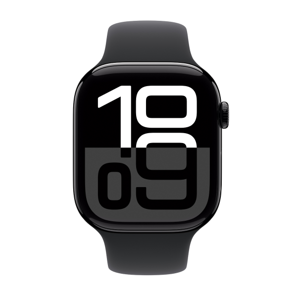  Apple Watch Series 10 46mm (GPS) | Viền nhôm, dây cao su Size S/M SN: CJ6HWLJYXR - Đen 