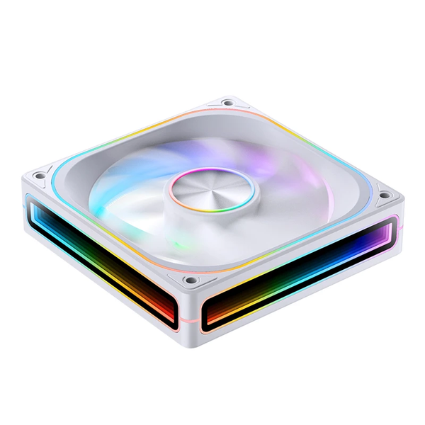  Quạt tản nhiệt PC Jonsbo ZA-120 | Fan lẻ 120mm, ARGB, Gió ngược, Trắng 