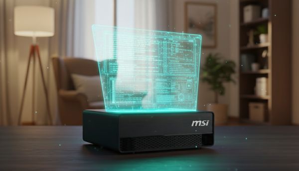  PC MSI AI Edge Xpert | NVIDIA GB10, LPDDR5x 128GB, SSD 4TB, WiFi 7 (EdgeXpert-51SVN-BGB104TG4) 