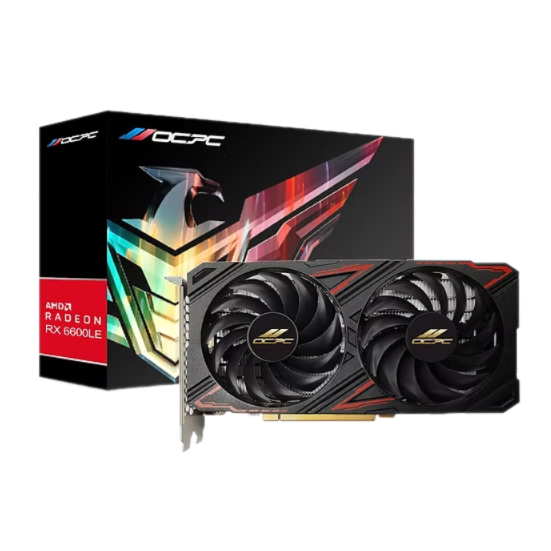  Card màn hình AMD Radeon RX 6600 OCPC LE XR | 8GB GDDR6, 1792 SP, 500W 