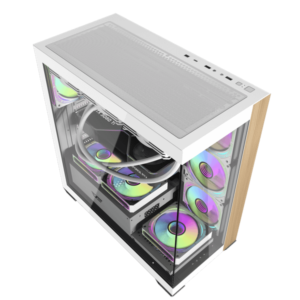  Thùng máy Case Darkflash DS900W ATX Glass - Trắng 