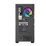  Thùng máy Case Darkflash DS900WD ATX - Đen (Mặt gỗ) 